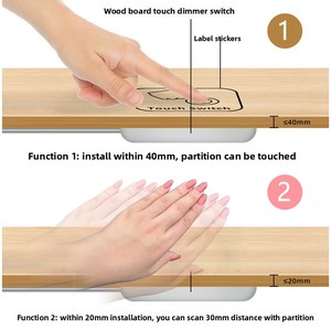 5/12/24V cảm biến cảm ứng gỗ cảm ứng chuyển đổi đường dài mờ cho tủ quần áo hoặc tủ để bàn ẩn thâm nhập - Product Image 2