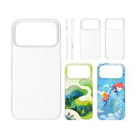 Coque de téléphone personnalisée en PC rigide, blanche et fine, pour sublimation par transfert thermique, finition mate ou brillante, compatible avec iPhone 17 Air, 17 Pro Max, 11, 15, 16 Pro Max