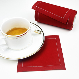 Servilleta de cóctel de algodón impresa personalizada, mantel cuadrado desechable PARA CENA DE BODA para uso en la cocina - Product Image 3