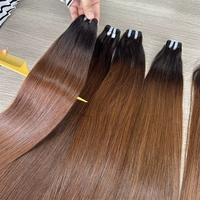 Lots de mèches de cheveux raides indiens malaisiens 32 34 36 38, 100% cheveux humains vierges brésiliens 10A longs de 40 pouces péruviens