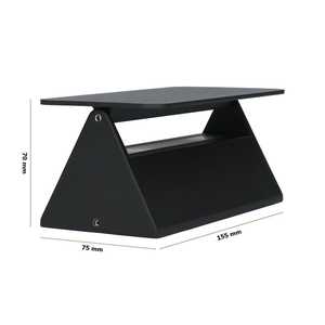 Sunsir SKD Sandy Black Retangular Wall Sconce Lamp Outdoor Led Dining Room Wall <b>Lightings</b> - Product Image 5