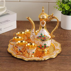 Service à <span class=keywords><strong>vin</strong></span> et pot en alliage <span class=keywords><strong>de</strong></span> zinc <span class=keywords><strong>de</strong></span> style chinois, 7 pièces, pour la maison et <span class=keywords><strong>l</strong></span>'hôtel, cadeau <span class=keywords><strong>de</strong></span> luxe <span class=keywords><strong>l</strong></span>éger, é<span class=keywords><strong>l</strong></span>égant et noble, pour salon <span class=keywords><strong>de</strong></span> château - Product Image 6
