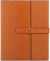 Grosir Folder Portofolio Padfolio Kulit Vegan dengan Logo Kustom