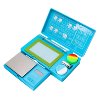 Balance électronique miniature portable de haute précision avec affichage numérique et couvercle pour peser les herbes, le tabac, pour une utilisation en cuisine
