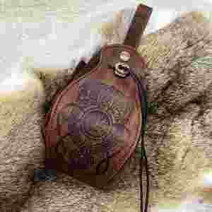 Pochette médiévale de style viking avec ceinture suspendue, porte-monnaie, sac banane rétro pour jeux de rôle - Product Image 2
