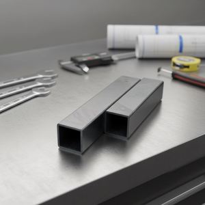 3K Carbon Fiber Square Tubes Assortment (Hole/Textured/Stacked) 5mm <b>Thickness</b> High Strength Industrial Supports Drone Frame - Product Image 5