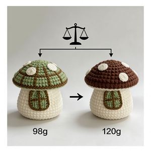 Crochet Weaving Kit <b>Square</b> Cotton Yarn Knitting <b>Tools</b> Eco-Friendly Soft DIY Accessories Beginner Learning Starter Pack Portable - Product Image 4