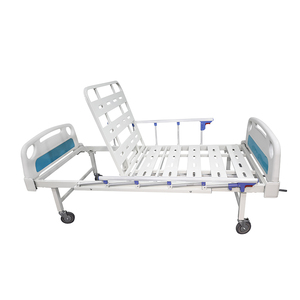 Tempat Tidur Rumah Sakit Manual ABS Engkol Tunggal dari Produsen, Tempat Tidur Perawatan Ekonomis untuk Pasien Terbaring - Product Image 5