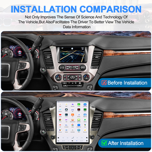 Navihua 15.6" Tesla Style Vertical Screen Android Car Radio Multimedia Android For Chevrolet Tahoe Suburban GMC Yukon 2014-2020 - Product Image 5