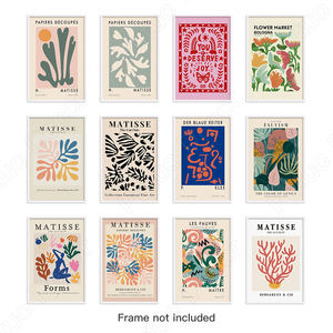 Póster de Lienzo de Arte Famoso de <span class=keywords><strong>Matisse</strong></span>, Mercado de Flores, Arte de Pared, Decoración de Pared Abstracta de Mediados de Siglo, Estética para Habitaciones - Product Image 6