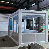 Casas Modulares en Contenedores, Cabañas Prefabricadas, Estructuras de Acero Galvanizado Resistentes a la Corrosión