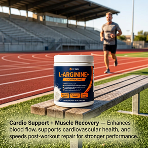 Poudre de L-Arginine Plus L-Citrulline, stimulant de l'oxyde nitrique, améliore la pression musculaire, l'endurance, soutient la santé cardiovasculaire, complément alimentaire sportif - Product Image 6