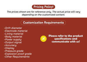 Medidor de Flujo Inductivo Magnético Digital de 24 V CC, 220 V CA, DN50, DN80, DN100, DN150, DN200, DN600, DN800, de Calibre Pequeño y Grande - Product Image 6