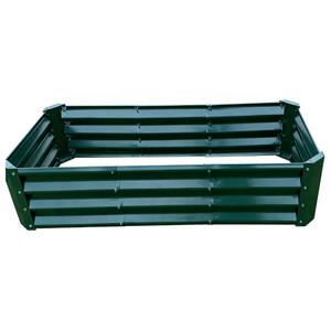 VERTAK 120x60x30cm Metal Raised Garden Bed Powder Coated Steel Planter Box <b>for</b> Vegetables and <b>Herbs</b> - Product Image 4