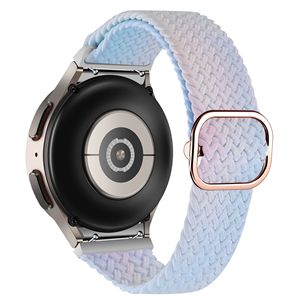 <span class=keywords><strong>Bracelet</strong></span> de montre élastique tressé dégradé de 20mm <span class=keywords><strong>Bracelet</strong></span> en nylon pour <span class=keywords><strong>Samsung</strong></span> <span class=keywords><strong>Smartwatch</strong></span> - Product Image 4