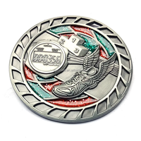 Pièce de monnaie de défi en métal moulé sous pression, émail souple, plaqué en relief 3D, personnalisée en gros, pour collectionneur et cadeau d'affaires