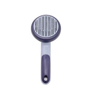 Top 2023 new Self <span class=keywords><strong>Cleaning</strong></span> One Key Cat Needle <span class=keywords><strong>Comb</strong></span> Dog <span class=keywords><strong>Pet</strong></span> Hair Remove Massage Grooming Slicker spazzola per spargimento - Product Image 5