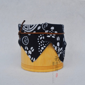 Tube à thé en bambou écologique personnalisé avec motif floral/design traditionnel, petit emballage artisanal pour le stockage du thé - Product Image 4