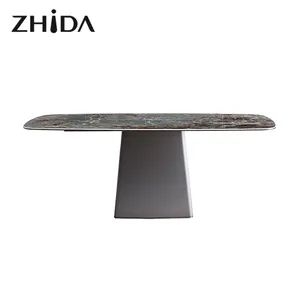 Foshan卸売北欧モダン豪華な大理石のダイニングテーブル家具中国から