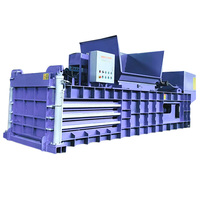 Machine de compactage et d'ensachage horizontale hydraulique pour la recyclage des coques de riz