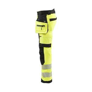 BLAKLADER - 182025133399C52 Pantalon Softshell haute visibilité Jaune/Noir-EAN 7330509873014 HI-VIS WORKWEAR - Product Image 4