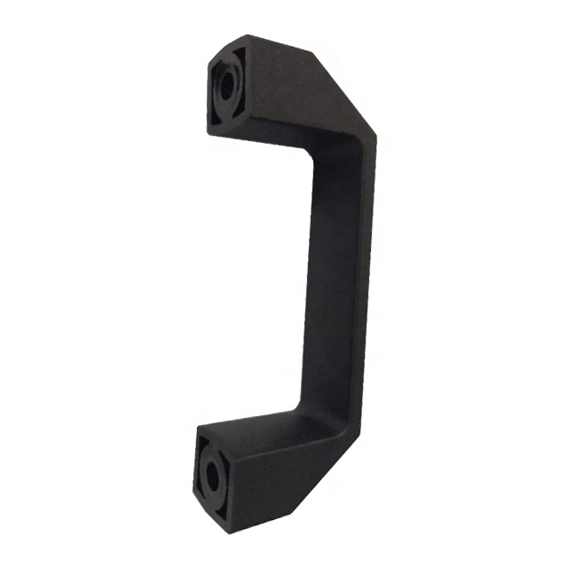Gubo Nylon 120mm Industrial Black Door Handle for Cabinet Workshop Warehouse Furniture with Easy Installation