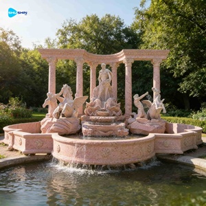 Fontana da Giardino Esterna su Misura con Statua di Poseidone in Marmo, Fontana d'Acqua per Laghetto, Fontana di Trevi - Product Image 3
