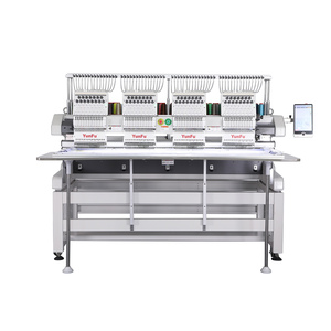 เครื่องปักคอมพิวเตอร์รุ่นใหม่ - 1204C  4 หัว 12 เข็ม สำหรับปักหมวก/เสื้อผ้าแบบเรียบ ปักลายโมโนแกรม - Product Image 1