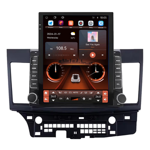 Wireless Carplay Android Auto Android 13 Pour Mitsubishi Lancer/EX 2010-2016 9.7 pouces <span class=keywords><strong>kit</strong></span> de panneau de voiture radio fascia frame SIM + FM + AM - Product Image 1