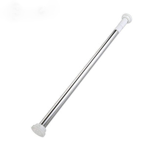 Tringle à rideau <span class=keywords><strong>extensible</strong></span> Minglang en acier inoxydable, aluminium et fer, avec <span class=keywords><strong>ressort</strong></span>, accessoires pour tringles à rideau - Product Image 6