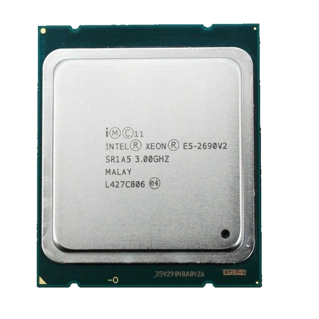 Original Used E5 2690 V2 Processor CPU Official Version 25MB LGA2011 for Server Applications Tray Package in Stock