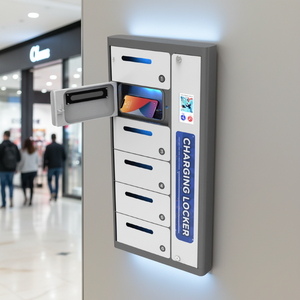 Y2 Power ZEN, casier de charge mural pour téléphone à 6 emplacements, pour utilisation <span class=keywords><strong>en</strong></span> extérieur, station de charge étanche, paiement par carte de crédit <span class=keywords><strong>en</strong></span> option - Product Image 1