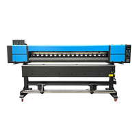 Máquina impresora de plotter de lona de 1,9 M para cartel de cartelera interior Flex Banner