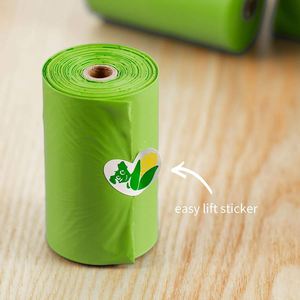Biodegradable Dog Poop Bag Custom Printed Dog Waste Bag Roll Dog Poop Bags - Product Image 2