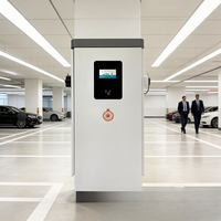 Nueva Estación de Carga Comercial para Vehículos Eléctricos 120kW CCS2 Gun OCPP 1.6J, Solución de Estacionamiento para Flotas con Conector Dual Independiente Jinghu TA-DC-FD