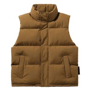 Wholesale Custom Logo Lightweight Full Zip up Sleeveless Down Jacket Warm Padded Quilted Coat Puffer Men's <b>Vests</b> & Waistcoats - Product Image 3