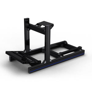 Ensemble complet Langle LANGLE-4080 <span class=keywords><strong>Sim</strong></span> Racing Rig, profil en aluminium 4080, support triple moniteur, base rétractable et réglable, VR/AR/<span class=keywords><strong>MR</strong></span> - Product Image 3