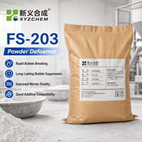 Xystone FS-203 Défoamer en poudre sans silicone industriel pour ciment, gypse, mortier, coulis autolissant 25kg/sac 70% de contenu actif