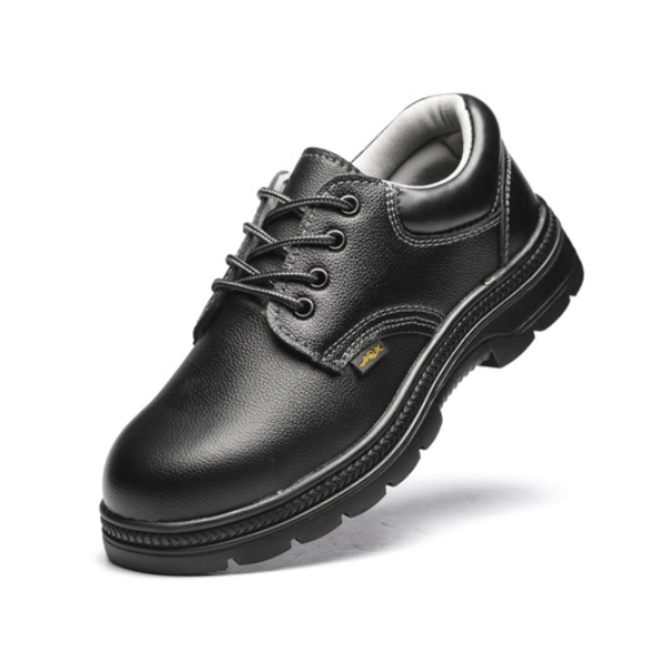 Дышащие рабочие ботинки из искусственной кожи со стальным носком и противоскользящим покрытием, дешевые защитные ботинки