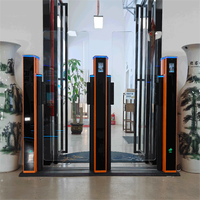 Porte battante Zenidea en acier inoxydable 304 avec moteur sans balais, IP52, anti-pincement, anti-collision arrière, large plage de tension, TCP/IP pour métro