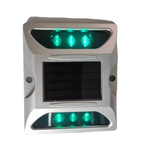 Luz de Calle Solar de Acero IP68, Alta Intensidad, Reflectante Prismática, Montaje en <span class=keywords><strong>Suelo</strong></span>, Baliza de Tráfico, Luz Estroboscópica de Advertencia de Seguridad Vial - Product Image 3