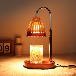 Nouveau modèle 2026 – <span class=keywords><strong>Lampe</strong></span> à bougie aromatique vintage en bois massif avec veilleuse – Luxe haut de gamme pour salon et chambre à coucher - Product Image 1