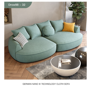 Sofá para el hogar, diseños <span class=keywords><strong>de</strong></span> ocio, moderno, respaldo bajo, seccional, doble conjunto, <span class=keywords><strong>muebles</strong></span>, tela, mini sofá, sala <span class=keywords><strong>de</strong></span> estar - Product Image 4
