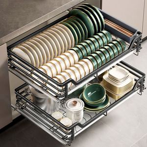 Factory Direct Heavy Duty <b>Kitchen</b> Cabinet Drawer Pull Out Sliding <b>Pantry</b> Shelves Drawer Storage Organizer Basket for <b>Kitchen</b> - Product Image 1