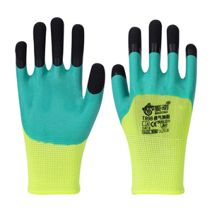 Venta caliente Protección laboral Guantes protectores antideslizantes resistentes al desgaste Guantes de operación de trabajo sumergidos - Product Image 1