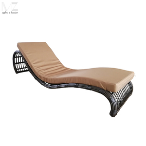 Jardin Rotin Meubles de Patio En Plein Air Étanche Coussin Bain de Soleil <span class=keywords><strong>Chaise</strong></span> longue Chaises Longues <span class=keywords><strong>Méridienne</strong></span> Pour Banc - Product Image 3
