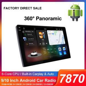 ระบบมัลติมีเดียในรถยนต์ รุ่น Factory 12G+256GB Octa-Core 7870 <span class=keywords><strong>Android</strong></span> 14 หน้า<span class=keywords><strong>จอ</strong></span> OLED 2K รองรับ 4G ขนาด 9-10 นิ้ว สำหรับรถยนต์ทั่วไป พร้อมระบบนำทาง GPS - Product Image 2
