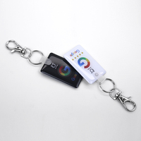 Porte-clés personnalisé intelligent avec code QR et puce NFC pour avis Google direct, carte époxy