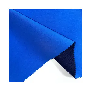 75D cationic four ways stretch fabric bonded medium permeable film TPU laminated 100D/144F diamond jacquard fleece