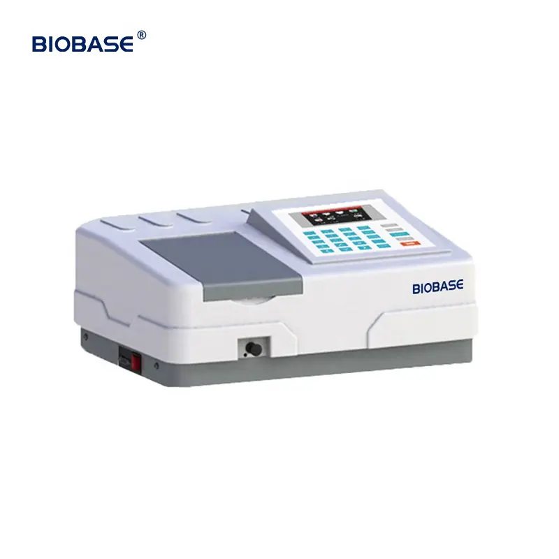 BIOBASE apparecchio spettrofotometro uv vis a doppio raggio automatico digitale di alta qualità 190-1000nm larghezza banda 0.5-5nm